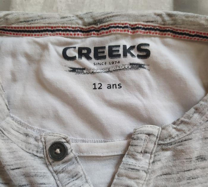 Tee shirt manches longues creeks taille 12 ans. - photo numéro 3