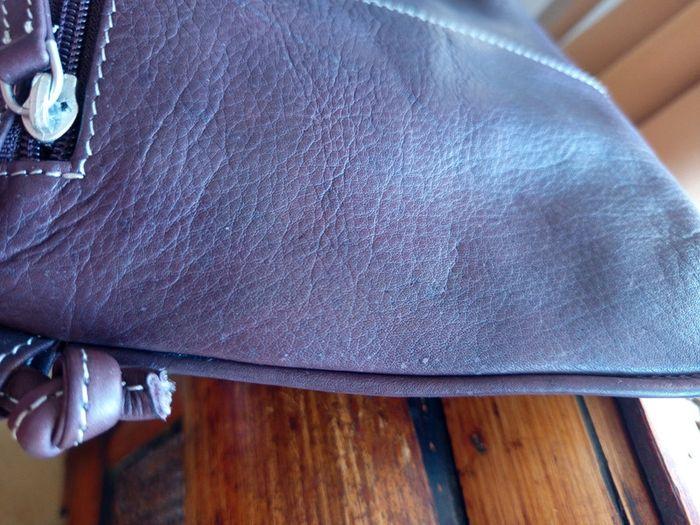 Petit sac bandoulière Vera Pelle Violet vintage - photo numéro 17