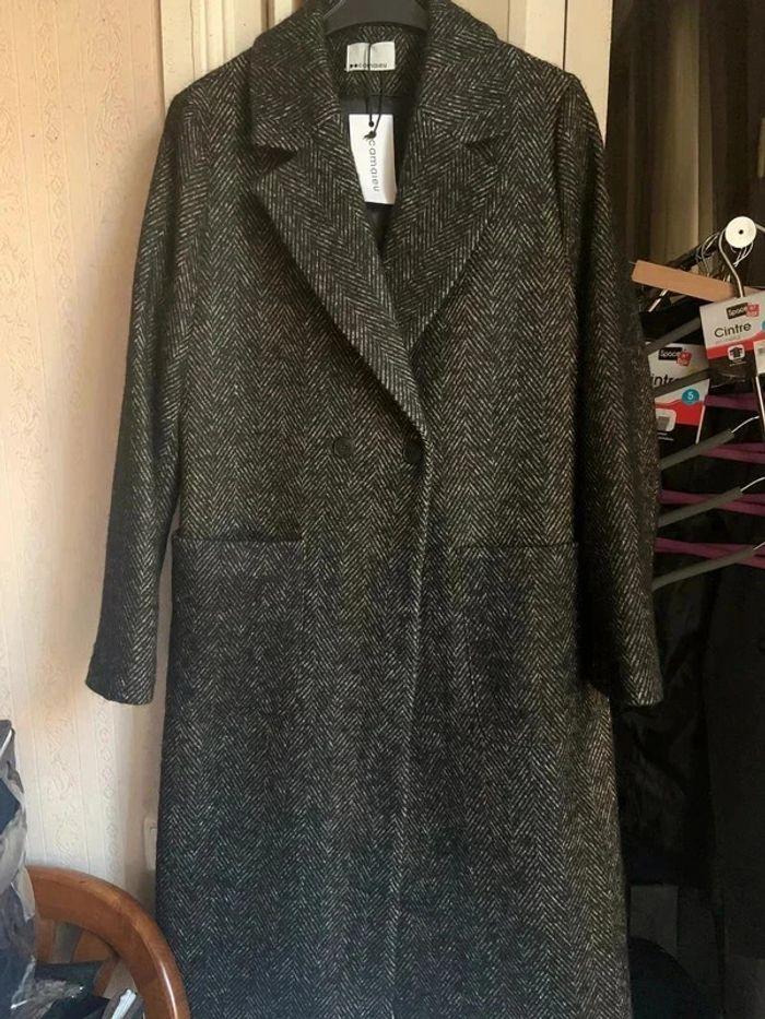 Manteau mi-long Camaieu taille L neuf - photo numéro 1