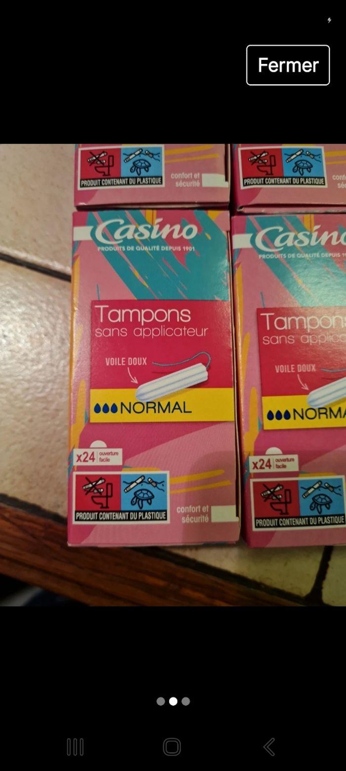 Tampon tampax - photo numéro 1