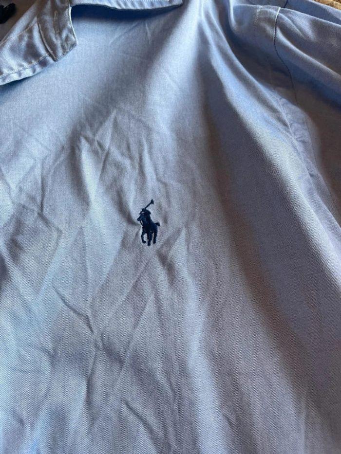 Chemise ralph lauren custom fit taille Xl bleu clair - photo numéro 3