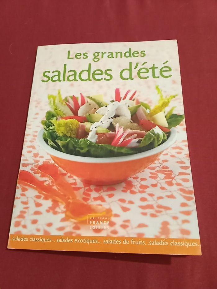 Livre les grandes salades d'été