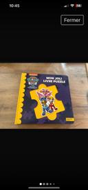 Livre avec 6 puzzles cartonnés par patrouille neuf