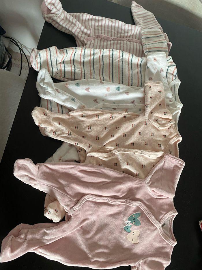 Lot de 5 pijamas bébé fille - photo numéro 1