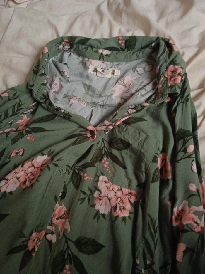 Robe chemise fleuri, fille 14 ans - photo numéro 2