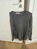 Pull femme gris