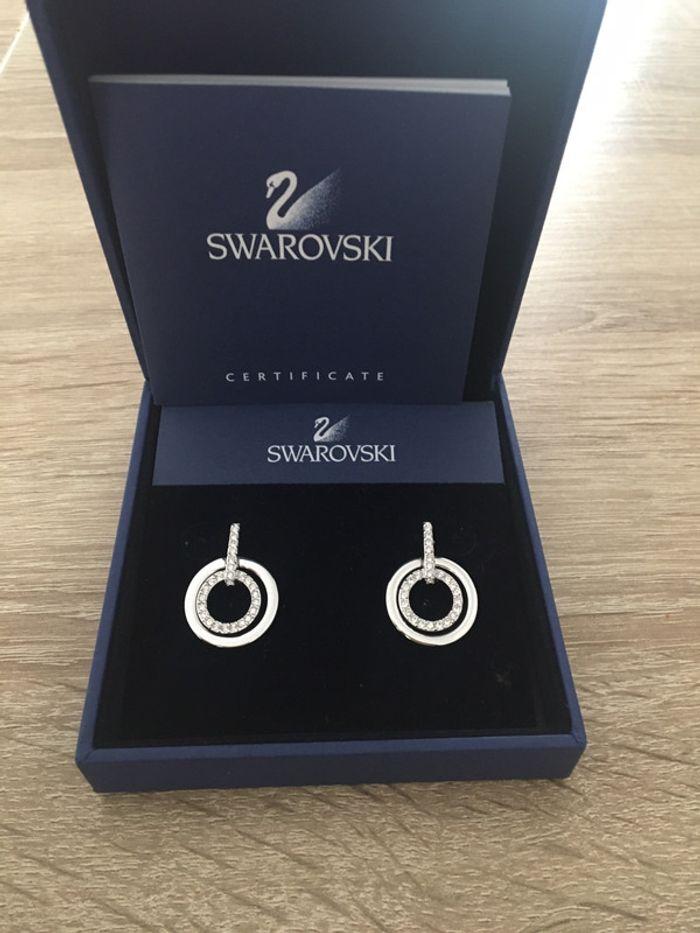 Boucles d’oreilles Swarovski - photo numéro 1