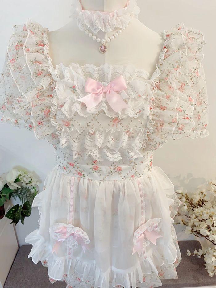 Dress Robe Cute Kawaii Maid Lolita Manga Anime Princesse Barbie Cosplay - photo numéro 4