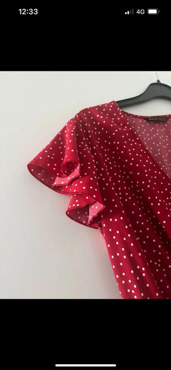 Robe à pois rouge shein - photo numéro 4