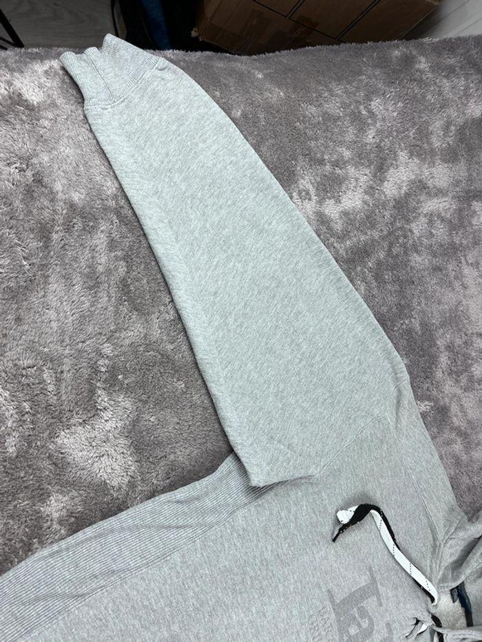 👕 Sweat à capuche Veste University Rare Vintage y2k 90s 2000s Lala’s Gris Taille XXL 👕 - photo numéro 9