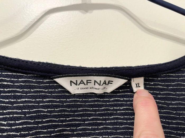 Robe Naf Naf bleue pailletée - photo numéro 3