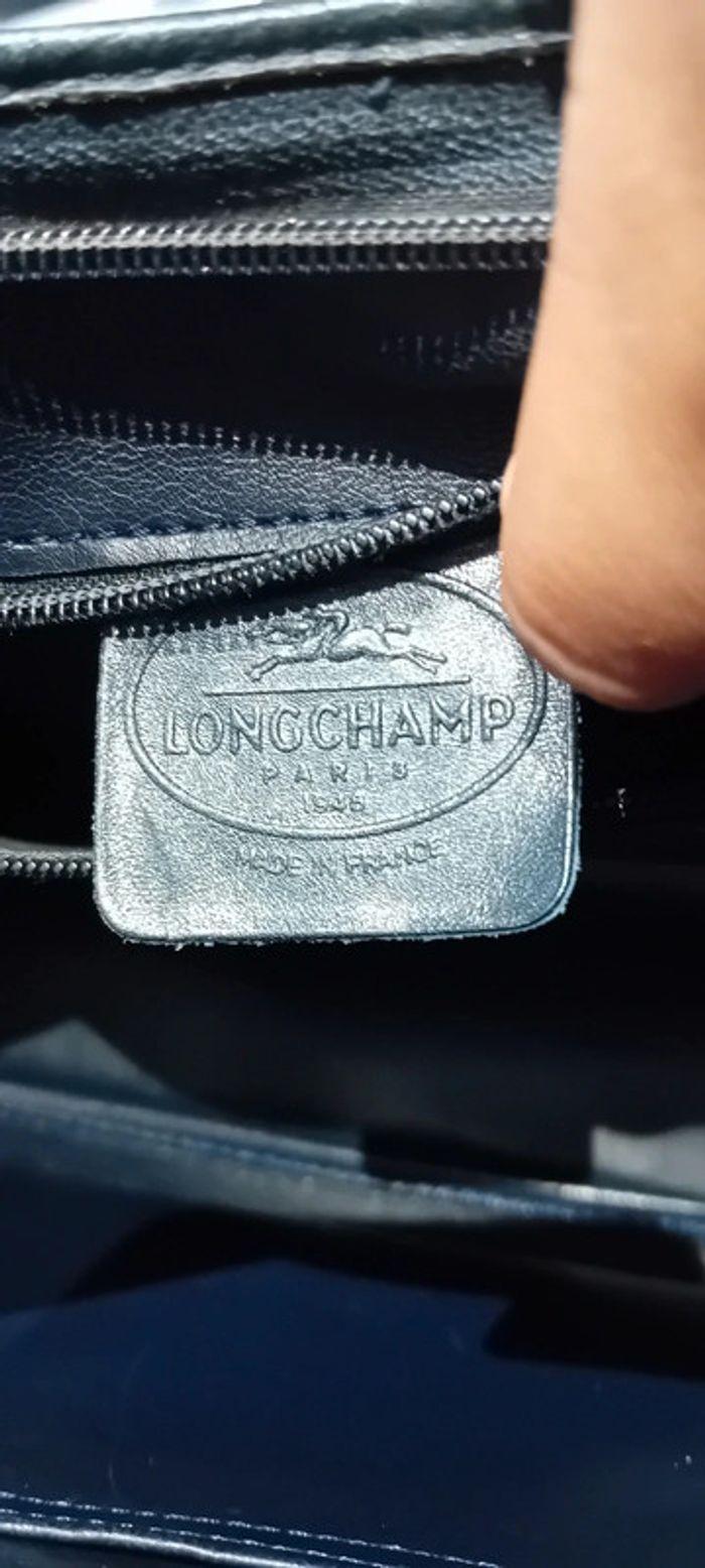 Sac longchamp couleur bleu marine - photo numéro 9