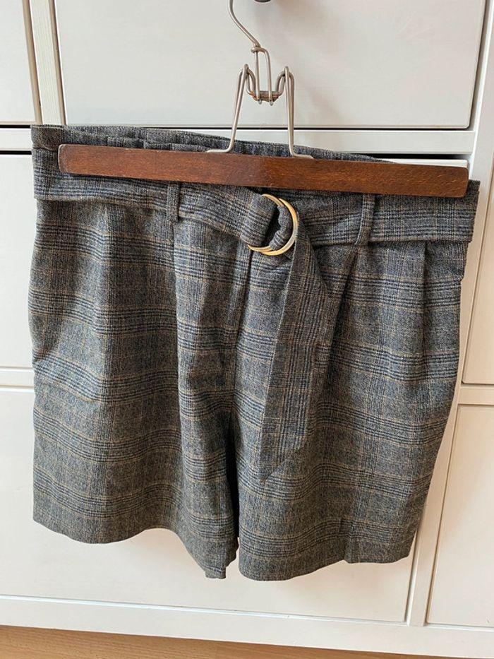 Short tartan gris - photo numéro 1