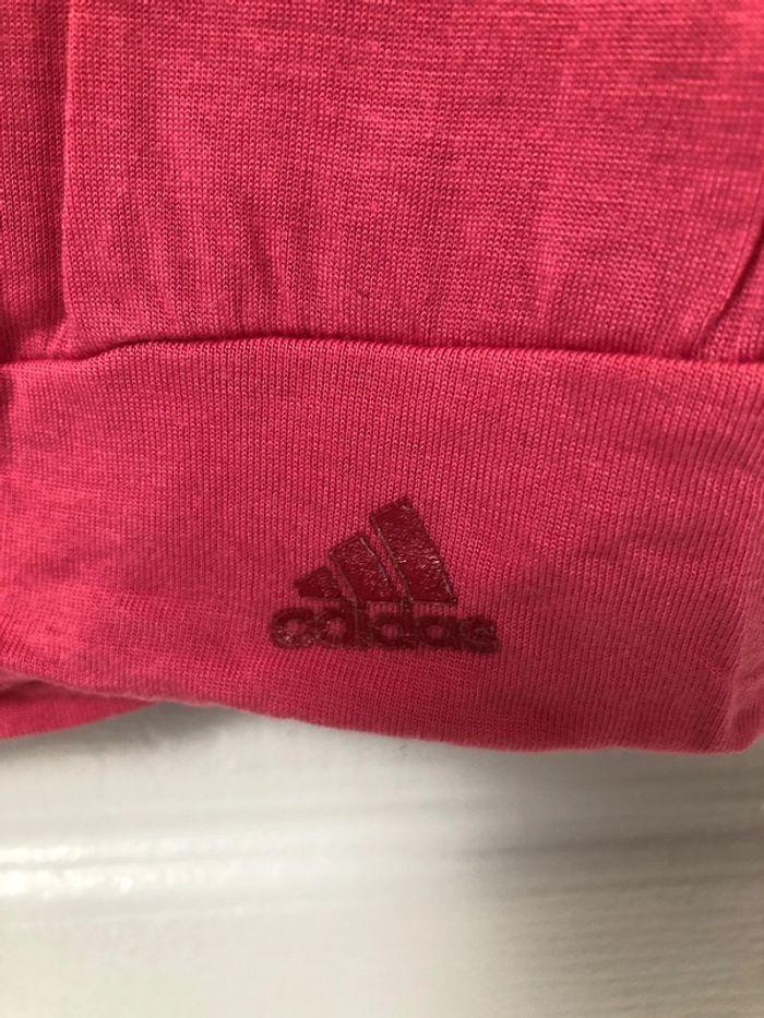 T shirt adidas fushia taille 36 - photo numéro 2