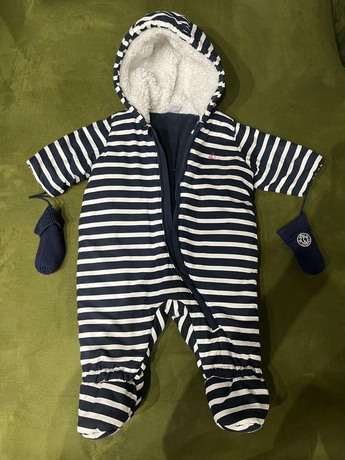 Combipilote + gant petit bateau bébé - photo numéro 1