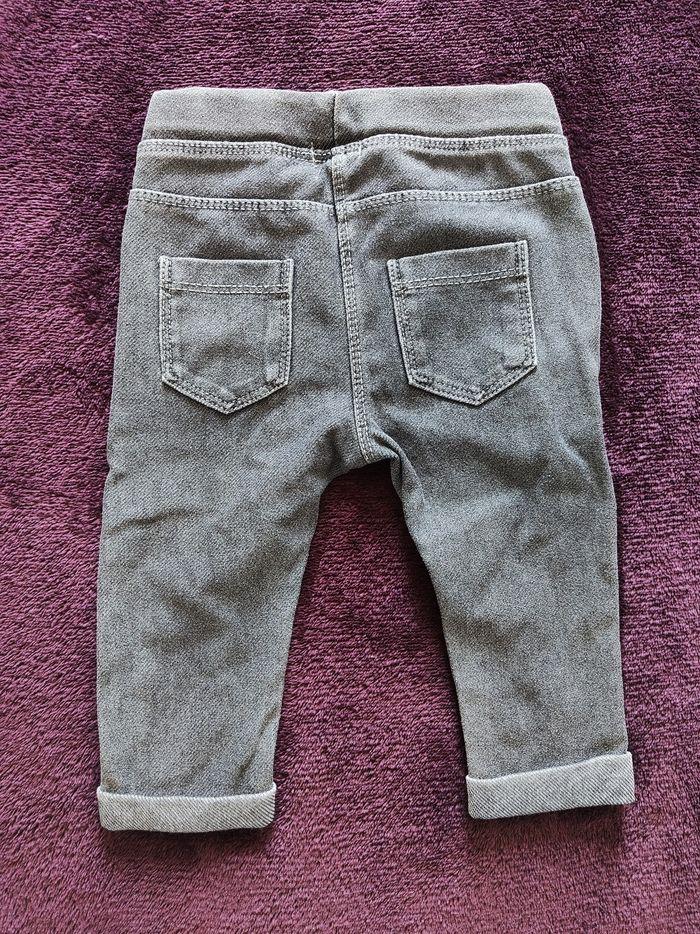 Pantalon Jeggings gris Gémo 6 mois - photo numéro 2