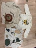 Lot t-shirts manches longues 6 mois TAO