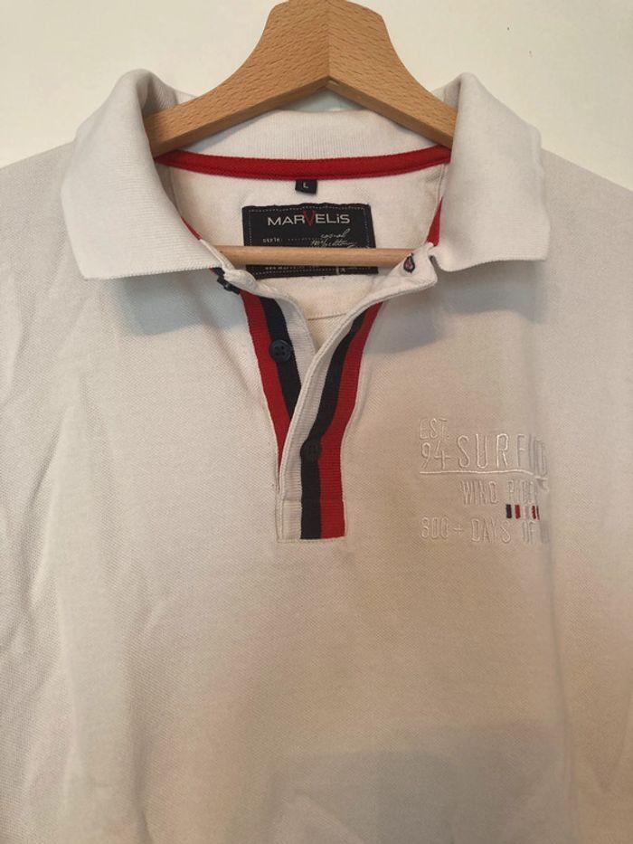 Polo L blanc marvelis - photo numéro 2