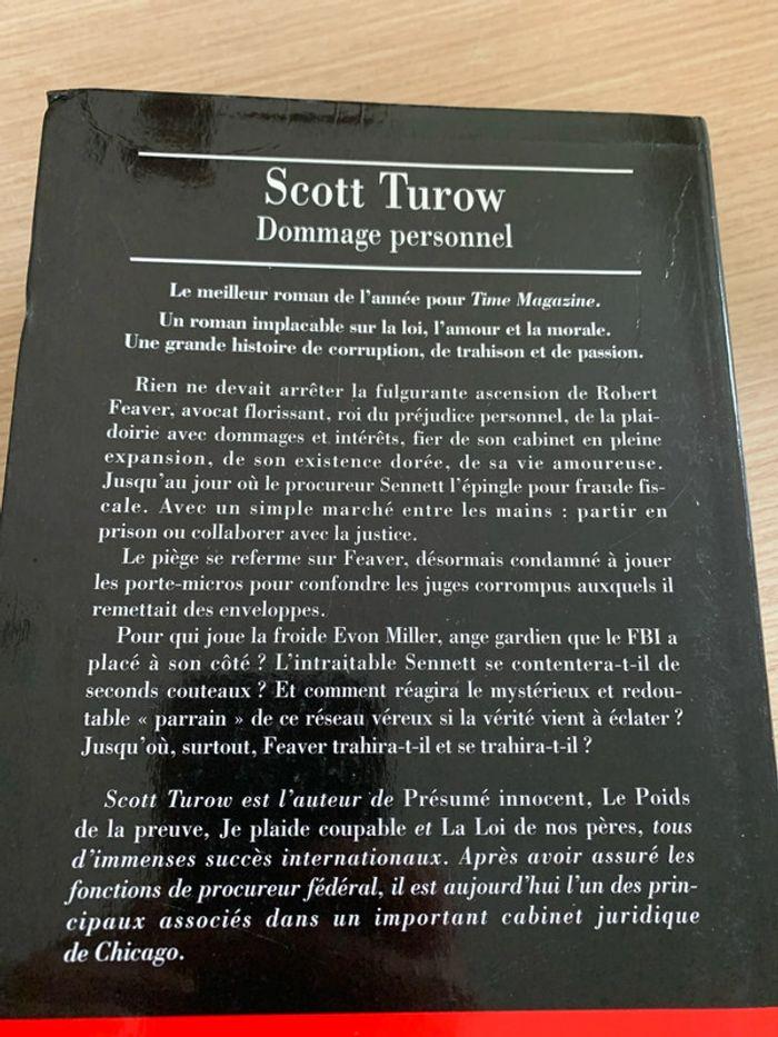 Livre scott turow dommage personnel - photo numéro 3