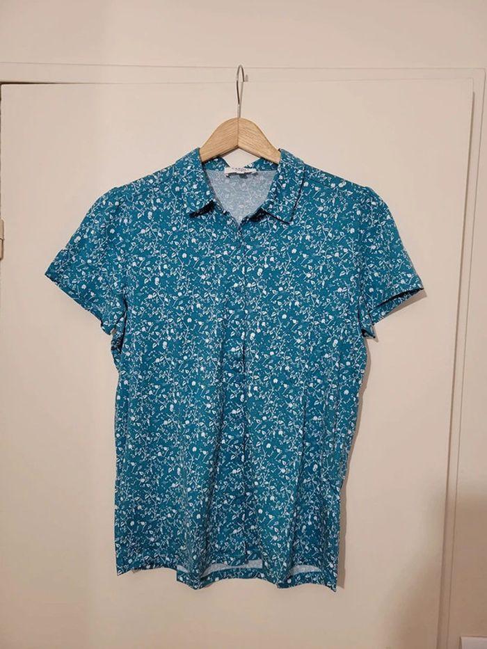 chemise caroll bleu taille S - photo numéro 1