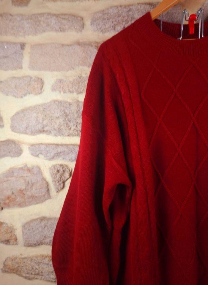 Robe pull en tricot rouge foncé Femme taille 54 marque Boohoo 🍬 - photo numéro 2