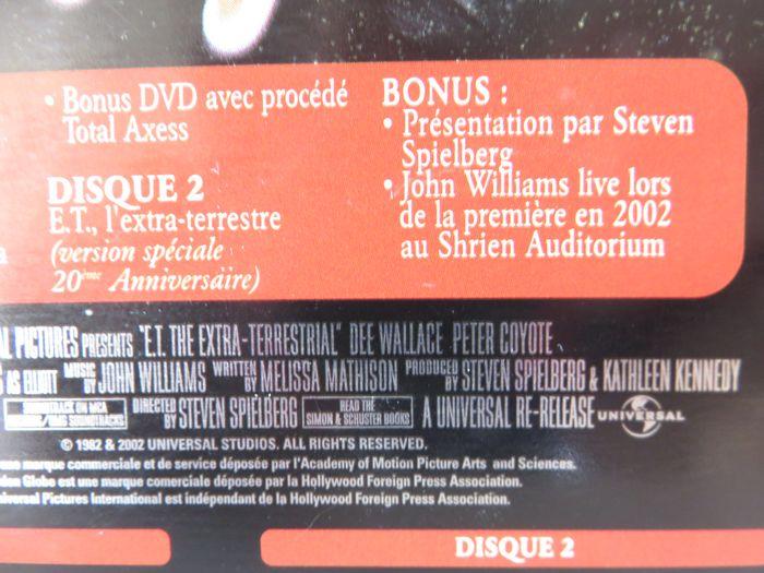 DVD E.T. - édition collector 2 DVD  + un livret sur le film (Steelbox) - photo numéro 4