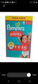 Pampers baby-dry Pants Giga Pack Taille 5