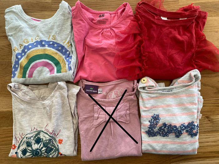 Lot de 5 t-shirts ML multi marques 3 ans - photo numéro 2