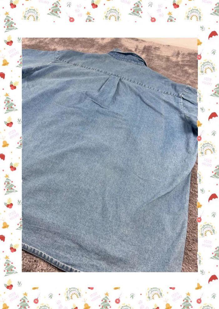 👕 Chemise en jean Homme Dickies Bleu Taille 4XL 👕 - photo numéro 16