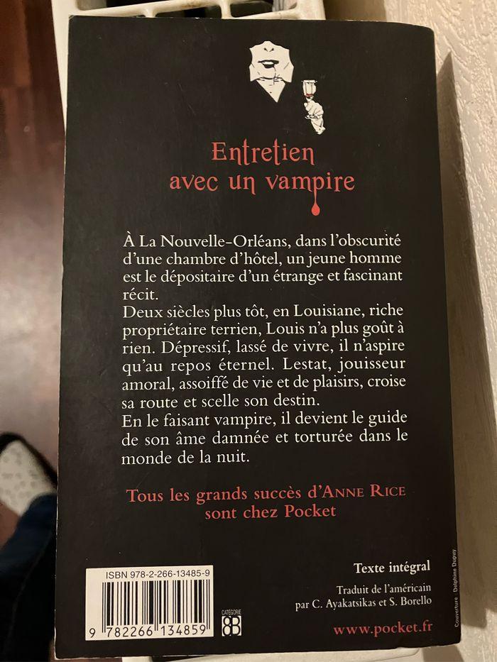 Livre « Entretien avec un vampire » - photo numéro 2