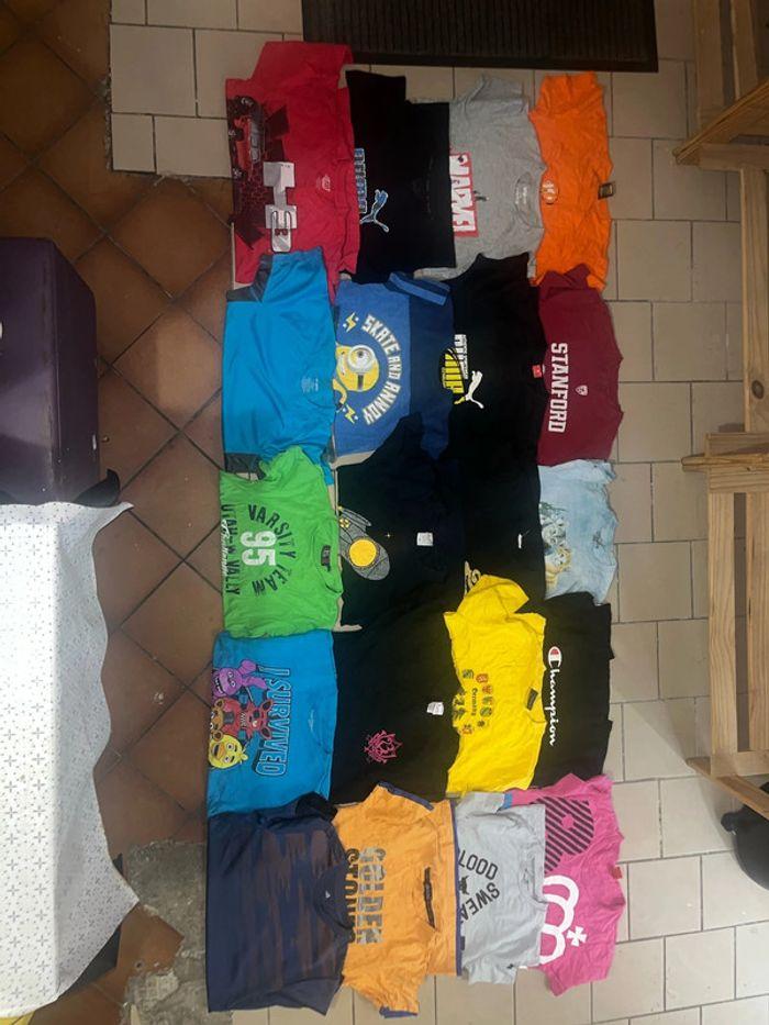 Lot A - 20 Tshirts 10/12 ans - photo numéro 1