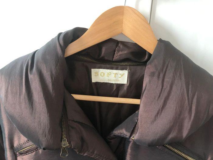 Blouson parka veste manteau doudoune 38 marron glacé - photo numéro 7