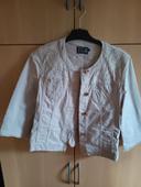 Veste beige manches 3/4 River Woods