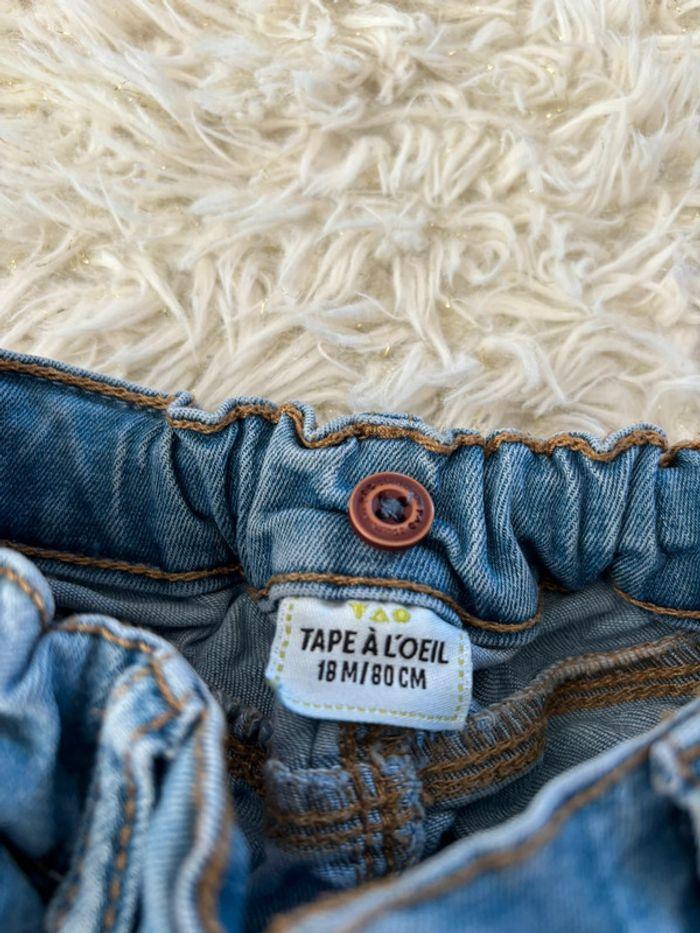 Joli jeans tape à l’œil taille 18 mois - photo numéro 3