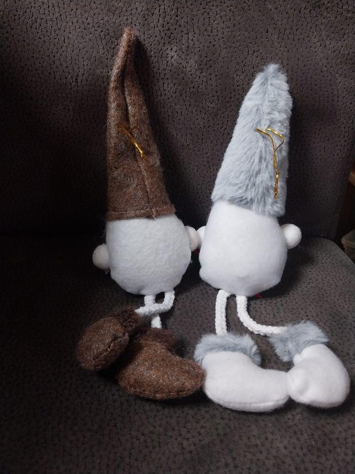 Lot de 2 petits gnomes de Noël neufs - photo numéro 7