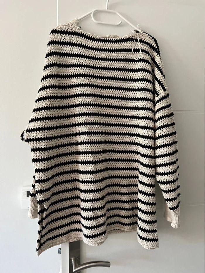 Pull marinière en maille Zara taille M/L - photo numéro 7