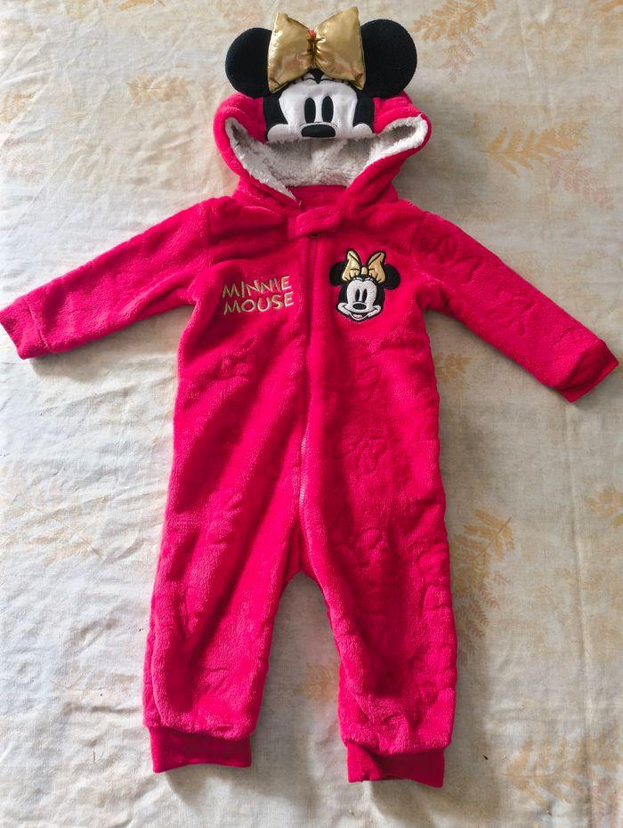 Combinaison pyjama minnie fille taille 6/9mois - photo numéro 1