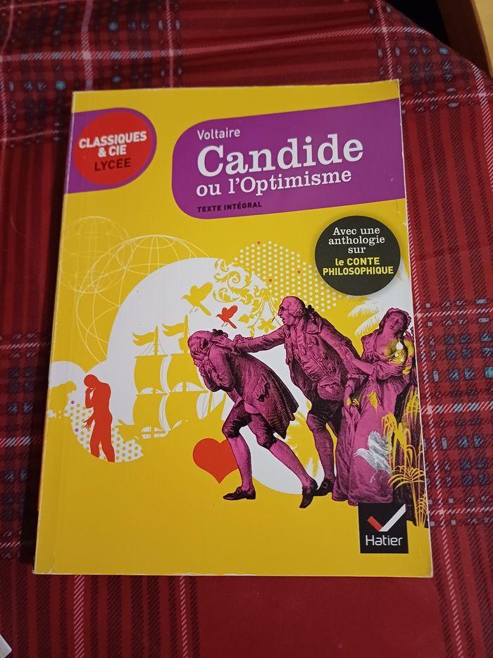 Livre voltaire candide ou l'optimisme classique lycée