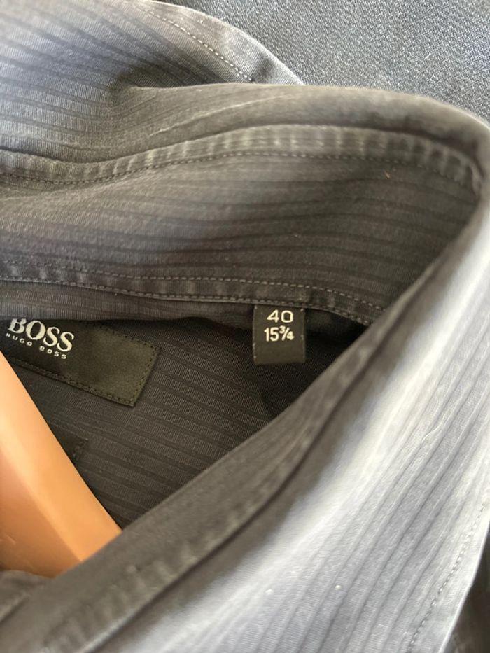 Chemise manches longues marine Hugo boss 40/L - photo numéro 5