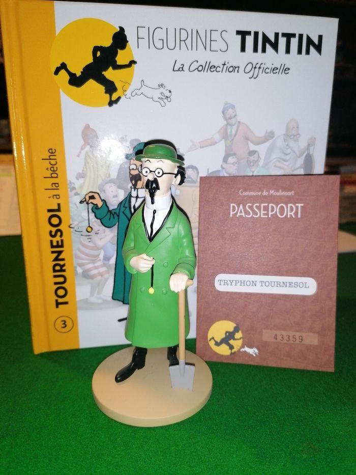 Tintin Figurine n 3 Tournesol - photo numéro 1