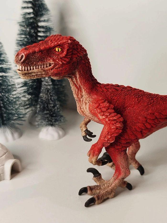 Dinosaure Vélociraptor rouge Schleich - photo numéro 3