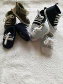 4 paires de chaussures 17-18