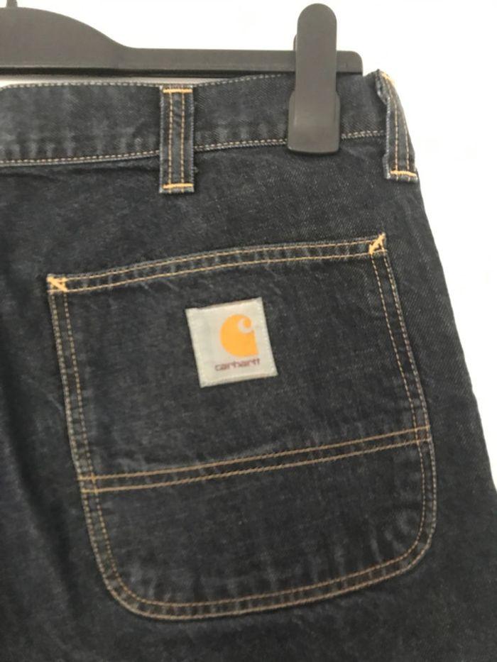 Bermuda en jean brut Carhartt w 32 - photo numéro 5