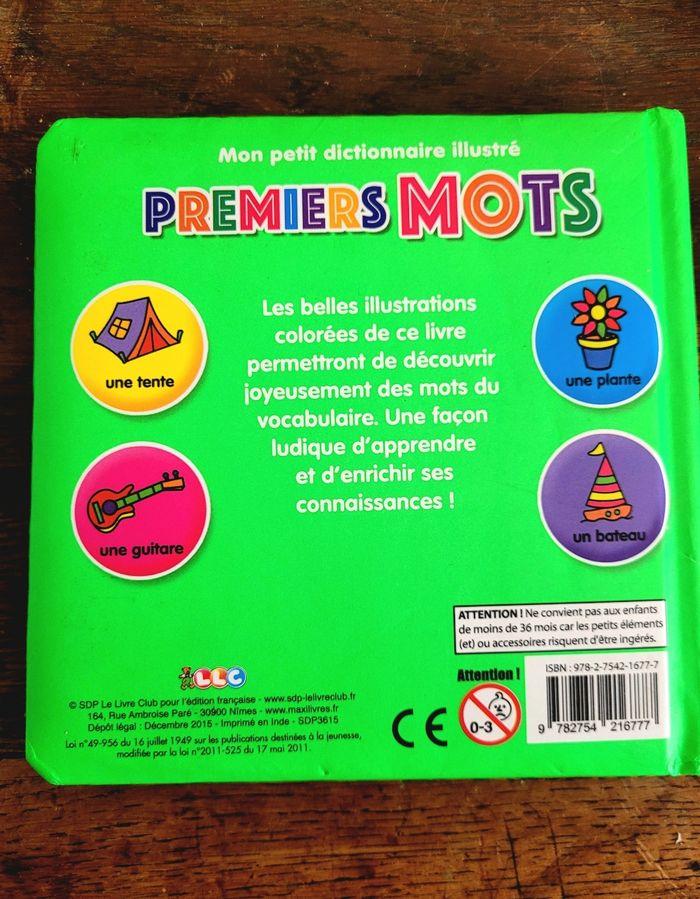 Mon petit dictionnaire illustré : "Premiers mots". - photo numéro 2