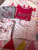 Lots t shirt haut taille 4 ans 4 pièces