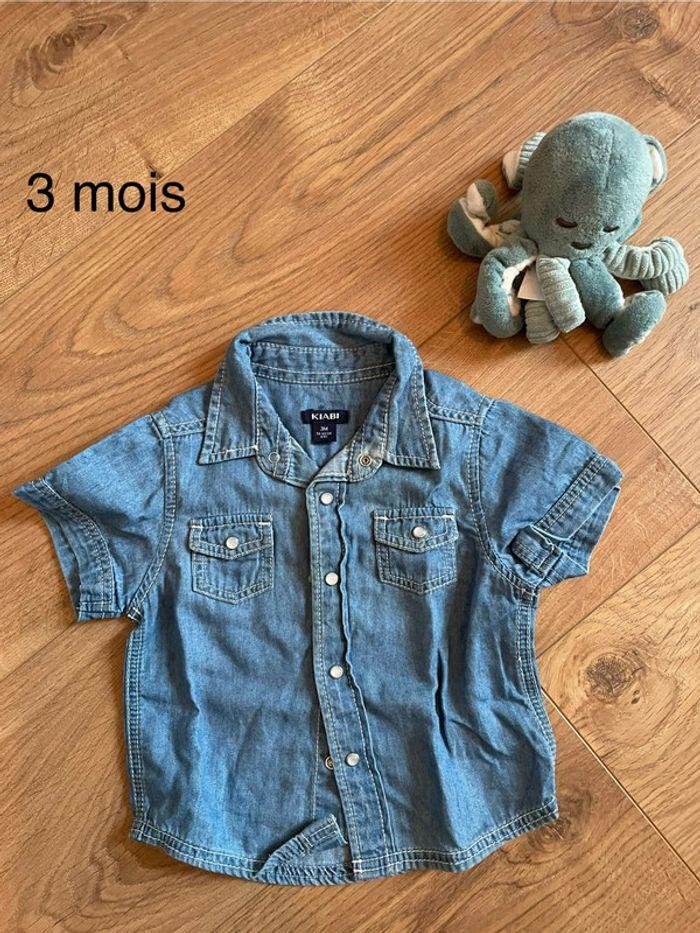 Chemise manches courtes 3 mois kiabi - photo numéro 1