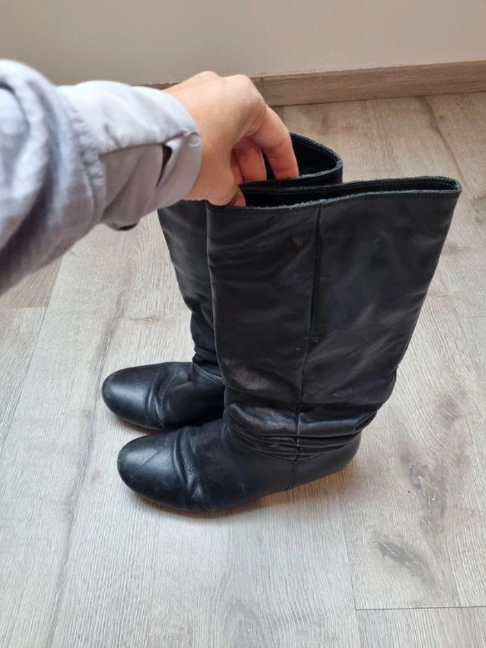 Bottes noires, taille 39 - photo numéro 2