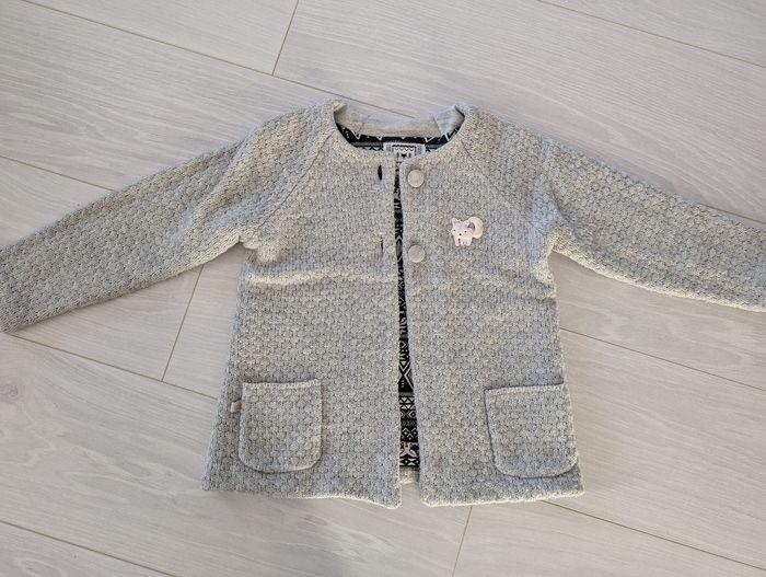 Pull veste gris Sergent Major 6 ans fille - photo numéro 1