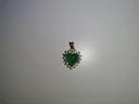 Pendentif cœur jade