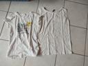 Lot de 2 t-shirts blanc femme Promod Naf Naf 34